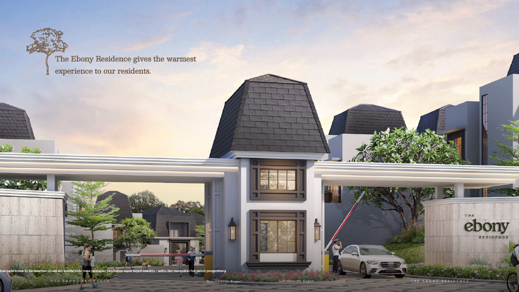 project Summarecon Bogor - Cluster, Club House & Gate Ebony
